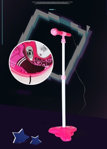 Wholesale Kids Musical Instruments Electric Guitar Toy Set with <b>Stand</b> <b>Microphone</b> Musical Instrument Toy for Children - Product Image 3