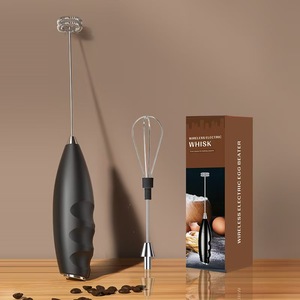 Nouveau mousseur à <span class=keywords><strong>lait</strong></span> électrique de forme ovale, facile à tenir, dispositif de mousseur à double tête, mixeur avec support - Product Image 5