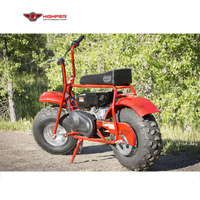 Mini Motos Tout-Terrain à Essence pour Enfants 200CC 212CC, Moto à Essence à Conduire, Mini Moto de Plage Type Chopper