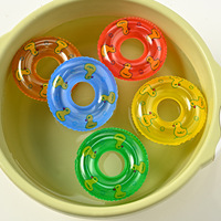Canard gonflable coloré en PVC, mini bouée de bain pour bébé, produits de bain, jouet flottant pour piscine, anneau de flottaison pour enfants, garçons et filles, vente chaude