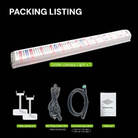 LUXINT Lampu LED Tanaman Bawah Kanopi 4ft 6ft 8ft Samsung LM301B 120W 150W 250W Hasil Tinggi Spektrum Penuh IP66 untuk Pertumbuhan Tanaman
