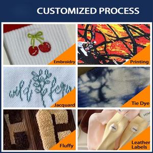 Chaussettes de danse antidérapantes pour filles avec logo personnalisé, bord festonné rose, pour ballet, barre, yoga, pilates, vente en gros pour femmes - Product Image 4