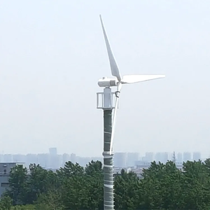 Système d'énergie éolienne solaire horizontal 200 kW, diamètre du rotor 22 m, hauteur 30 m, 400 V, éolienne industrielle 200 kW, 3 pales, matériau FRP - Product Image 5