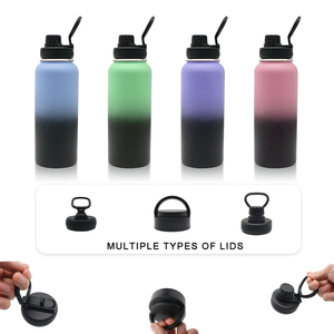 750ml 22oz New Arrival 18/8 Stainless Steel Vacuum <b>Thermos</b> Insulated Flask 12-24hr Thermal Insulation Handgrip Sports Gym - Product Image 6