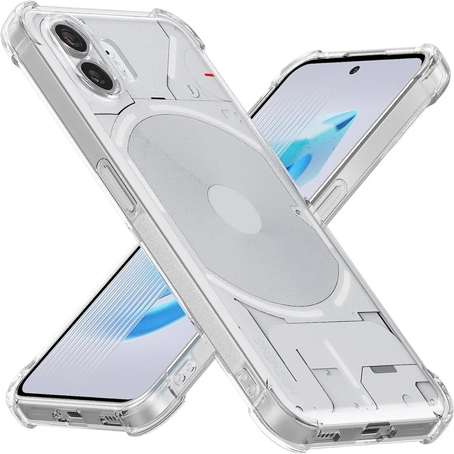 Clear Shockproof Silicone Phone Case for Nothing Phone 4a 3a Lite CMF Phone 2 Pro Thick Soft Protective Back Cover