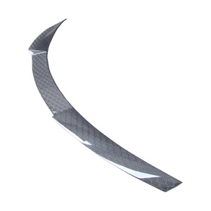 For C-Class W205 C205 Coupe 2Door CS Style Honeycomb Carbon Fiber <b>Rear</b> <b>Spoiler</b> Trunk Wing 2014-2020 - Product Image 3