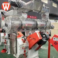 Nouvelle machine à granulés d'aliments pour volailles Strongwin Ring Die, haute capacité 1-2,5 t/h, granulés de 2-6 mm, moteur électrique triphasé 220V/380V