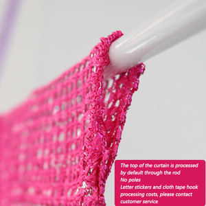 Tenda a Fili Moderna Semplice per Decorazione Interni 1x2m Leggera Elegante Rosa per Soggiorno <span class=keywords><strong>Tende</strong></span> a Frange Romantiche Rosse per Porte - Product Image 3