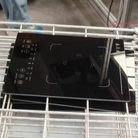 Panneau en verre céramique industriel résistant aux hautes températures pour pièces de rechange de cuisinière à induction, utilisation hôtelière