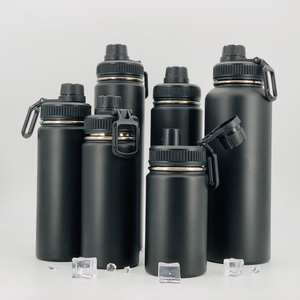 High Quality New Powder Coated Stainless Steel Custom Logo <b>Double</b> <b>Wall</b> Insulated Thermos Bottle Vacuum Flask Travel Portable - Product Image 3