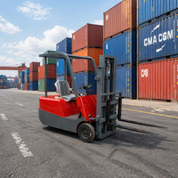 Mini chariot élévateur électrique homologué CE ISO, 3 tonnes, batterie au plomb-acide, poutre de support renforcée, hauteur de levage élevée