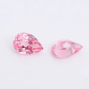 Provence factory wholesale price 1-12mm custom pink sapphire loose stone laboratory grown diamond jewelry production