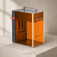 Machine de gravure laser VMYTH Genesis M1 Mini, module extensible, grave le plastique/le PCB/la fibre de carbone, pour le marquage de bijoux
