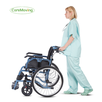 Fauteuil roulant sport à grandes roues de 24 pouces, fauteuil roulant manuel pliable avec coussin confortable, pièces détachables
