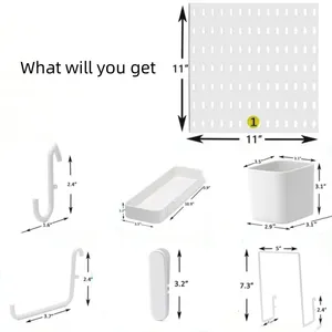 Elegant Shape Pegboard <strong>Wall</strong> High Quality <strong>Tool</strong> <strong>Board</strong> Easy to Use Peg <strong>Board</strong> Organizer - Product Image 1
