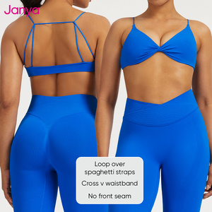 Conjunto de Ropa Deportiva para Dama al por Mayor Estilo Tik Tok para Gimnasio y Fitness Sin Costuras Traje de Yoga para Mujer - Product Image 3