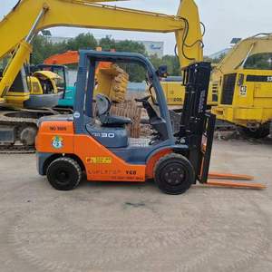 Chariot élévateur diesel manuel Mitsubishi FD30 3T d'occasion mais en bon état avec une capacité de charge de 5T pour les industries agricoles et de la construction - Product Image 6