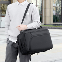 Sac à Dos de Voyage Ordinateur Portable Luxe Anti-Vol Étanche Oxford avec Port USB, Fermeture Éclair, Unisexe et Compression Sous Vide
