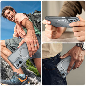 मोटो जी 24 पावर अधिकतम किकस्टैंड चुंबकीय फोन केस हाइब्रिड कार माउंट फोन एक्सेसरीज मोटो जी 24 जी 04 जी 85 के लिए - Product Image 5