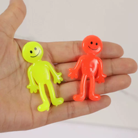 JOSSION 100 pièces Poupée souriante extensible et moelleuse en TPR, à remontée lente, jouet sensoriel anti-stress Kawaii, balle de décompression à tirer pour jeunes
