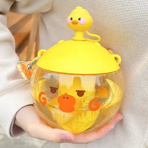 Cartoon 850ml Big Capacity Leakproof Bpa Free Kids Plastic Sports <b>Travel</b> <b>Water</b> <b>Bottle</b> <b>with</b> <b>Filter</b> Eco-Friendly - Product Image 3