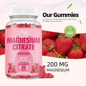 Gomitas de Citrato de Magnesio 200mg por Porción para Relajación, Energía y Apoyo <span class=keywords><strong>Prenatal</strong></span>, Suplemento Vitamínico Sin Azúcar - Product Image 2