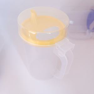 Conjunto de 6 Mini Jarros Separadores de Óleo Transparentes de Plástico com Tampa e Alça para Fácil Despejo - OC-6 - Mais Vendidos - Product Image 3