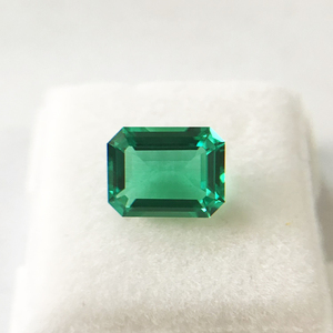 2.5Ct Lab yetiştirilen zümrüt kesim Columbia zümrüt temizle zümrüt taş başına fiyat - Product Image 1