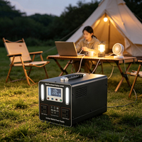 Générateur solaire LiFePO4 1000W, station d'alimentation portable 960WH, alimentation de secours d'urgence pour le travail en extérieur, le camping