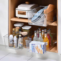 Panier de rangement Track DIY Organisateurs de tiroirs Diapositives Accessoires de rangement et d'organisation