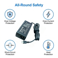 Chargeur pour ordinateur portable 65W 20V 3.25A pour HP EliteBook 830 840 850 G7 G8, EliteBook x360 1030 1040, Chromebook, OmniBook