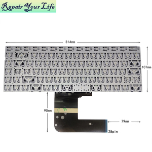 Clavier d'ordinateur portable anglais américain pour XK-<span class=keywords><strong>HS410</strong></span> MB3151054, nouveau clavier noir - Product Image 6