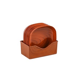 Hot Sale Plastic Square <strong>Wood</strong> Home Tray Fruit Nut <strong>Plate</strong> - Product Image 5