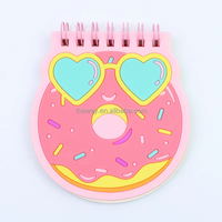 Minikleine niedliche Kawaii-Silikon-Spiral-Bindungsblätter Notizbuch Notizblock
