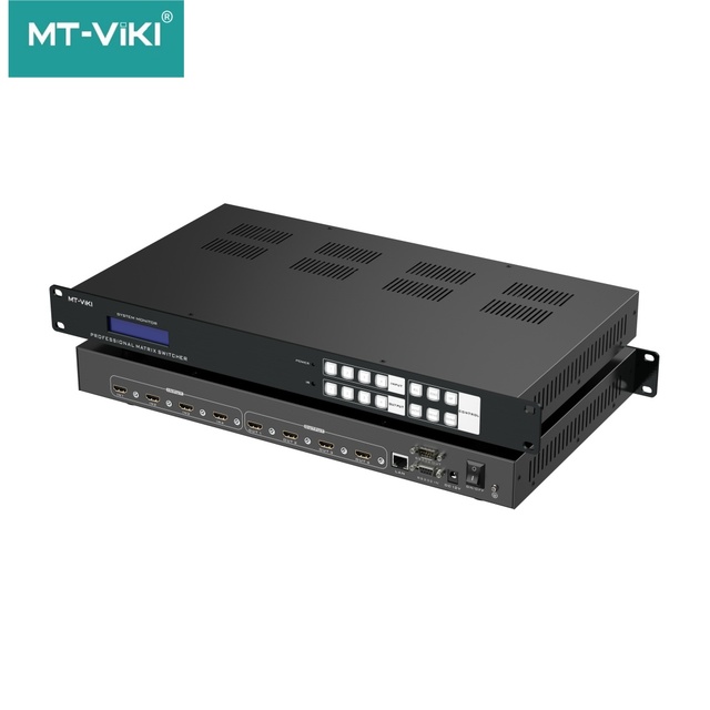 4 in 4 Out Hdmi Matrix Switch 4K 60Hz  Support Seamless Switching Comes With Splicing Function