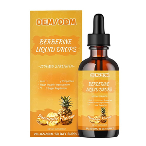 Gouttes de berbérine liquide OEM de haute qualité pour l'amélioration de la santé cardiaque et le soutien de la glycémie pour adultes - Product Image 1