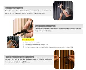 Panneau mural acoustique en bois de chêne naturel, ignifuge, insonorisant, décoratif, idéal pour la vente en gros, avec bande LED intégrée. - Product Image 4