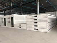 Nouvelle conception de maison conteneur pliable moderne en Z avec fonction respirante pour bureau à domicile et espace de vie, livrée en kit