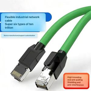 Cable de Red Industrial Cat6 Flexible, Blindado Verde, SFTP, Cobre Trenzado, Alta Flexibilidad, Anti-Interferencia - Product Image 1