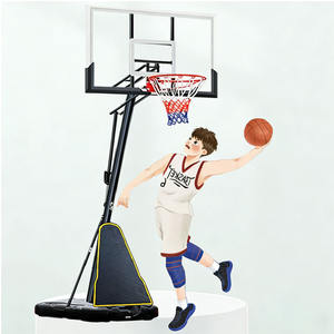 Support <span class=keywords><strong>de</strong></span> <span class=keywords><strong>basket</strong></span>-ball portable <span class=keywords><strong>de</strong></span> haute qualité et économique avec panneau <span class=keywords><strong>de</strong></span> <span class=keywords><strong>basket</strong></span>-ball mobile pour l'entraînement à domicile - Product Image 2