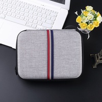 Petite coque rigide EVA batterie pochette de rangement organisateur étui étanche pour accessoires numériques pour écouteurs étui de transport