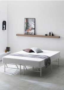 Thiết Kế Mới Dễ Dàng Lắp Ráp 16 Inch Giường Nữ Hoàng Khung Không Có Hộp Mùa Xuân Cần Thiết Màu Đen Nhiệm Vụ Nặng Nề Kim Loại Đôi Nữ Hoàng Nền Tảng Giường Khung - Product Image 4