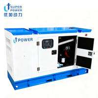 Générateur diesel silencieux triphasé 100-500 kVA, type silencieux, avec ATS automatique, moteur sans balais tout cuivre, générateur d'énergie industriel