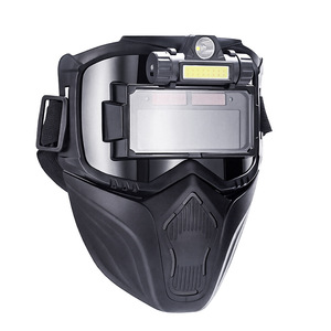 Casque de soudage à obscurcissement automatique, vision complète, alimenté par batterie, protection faciale - Product Image 1