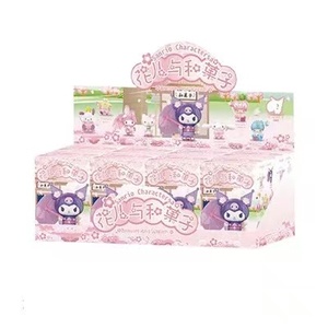 Figura <span class=keywords><strong>Original</strong></span> de Anime de San Río <span class=keywords><strong>Kuromi</strong></span> My Mel Ody Cinnamoroll, figuritas de acción, modelo Blossom y caja ciega de la serie Wagashi - Product Image 1