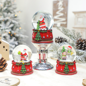 تصميم جديد مصنوع حسب الطلب ، ديكورات كرة الثلج الكريستالية ، كرة الثلج في عيد الميلاد - Product Image 2