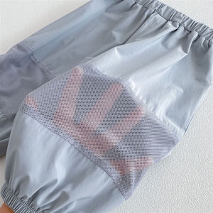 T-shirt garçon tendance à séchage rapide, nouveau style été 2026, haut color-block coréen cool pour bébé, pantalon enfant - Product Image 3
