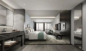 เฟอร์นิเจอร์<span class=keywords><strong>โรงแรม</strong></span>คอนราด เฟอร์นิเจอร์ห้องนอนหรูหราทันสมัยแบบใหม่ เฟอร์นิเจอร์วิลล่ารีสอร์ทสั่งทำพิเศษ ดีไซน์ไม้รักษ์โลก - Product Image 3