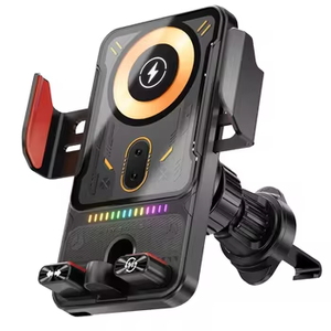 <span class=keywords><strong>Cargador</strong></span> de coche inalámbrico seguro de 66W con soporte de teléfono de montaje fijo estable y control táctil para teléfonos móviles y coches eléctricos - Product Image 1