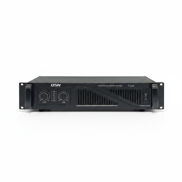 Hot Sale T403 Professional Amplifier 2 Channels Class-H 300WX2 Small Size Lightweight SMT Technology for Line Array System